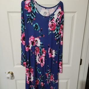 Floral midi dress